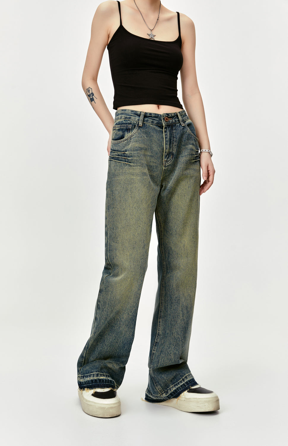 Straight Leg Jeans