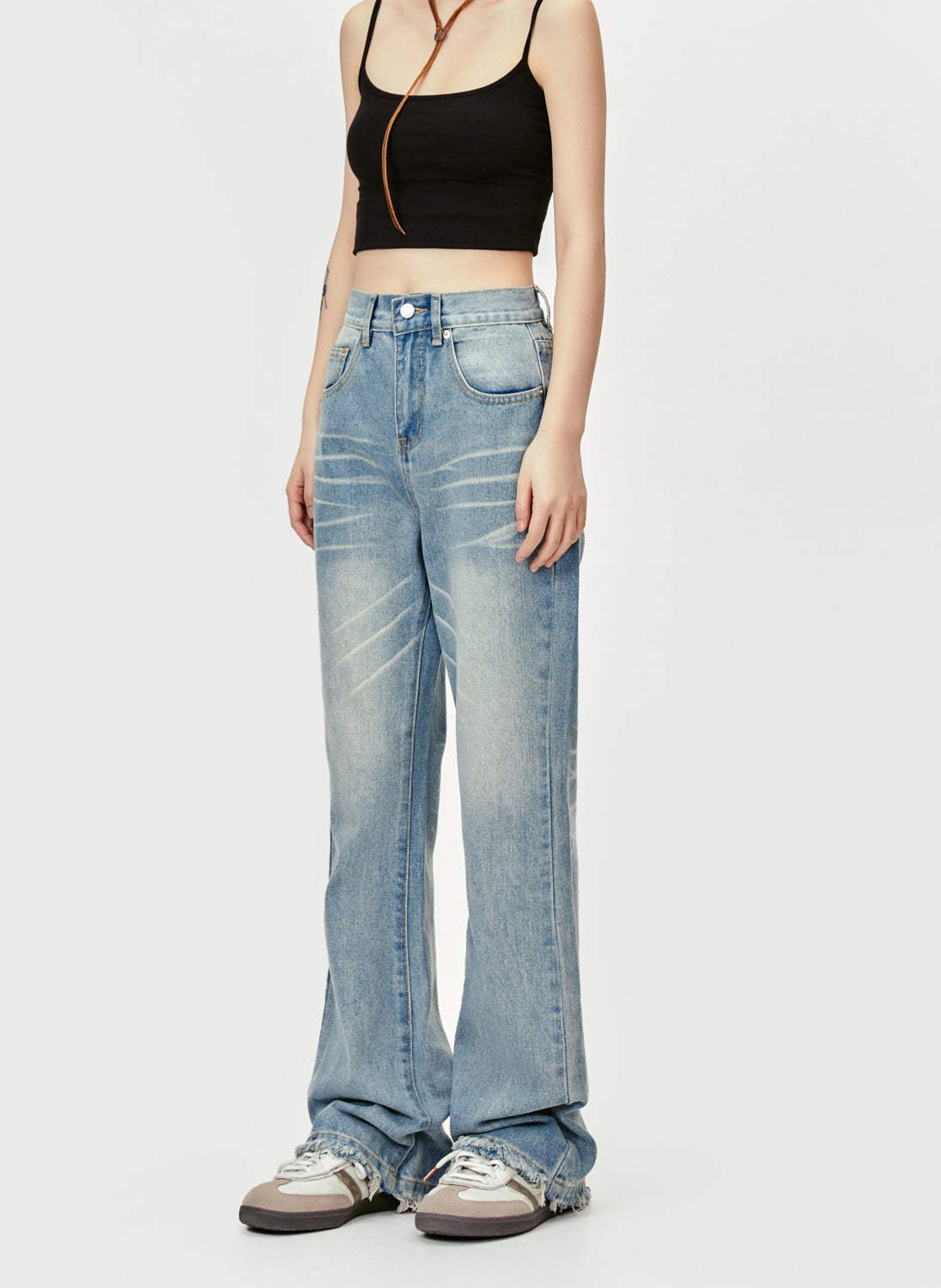 Blue Straight Leg jeans