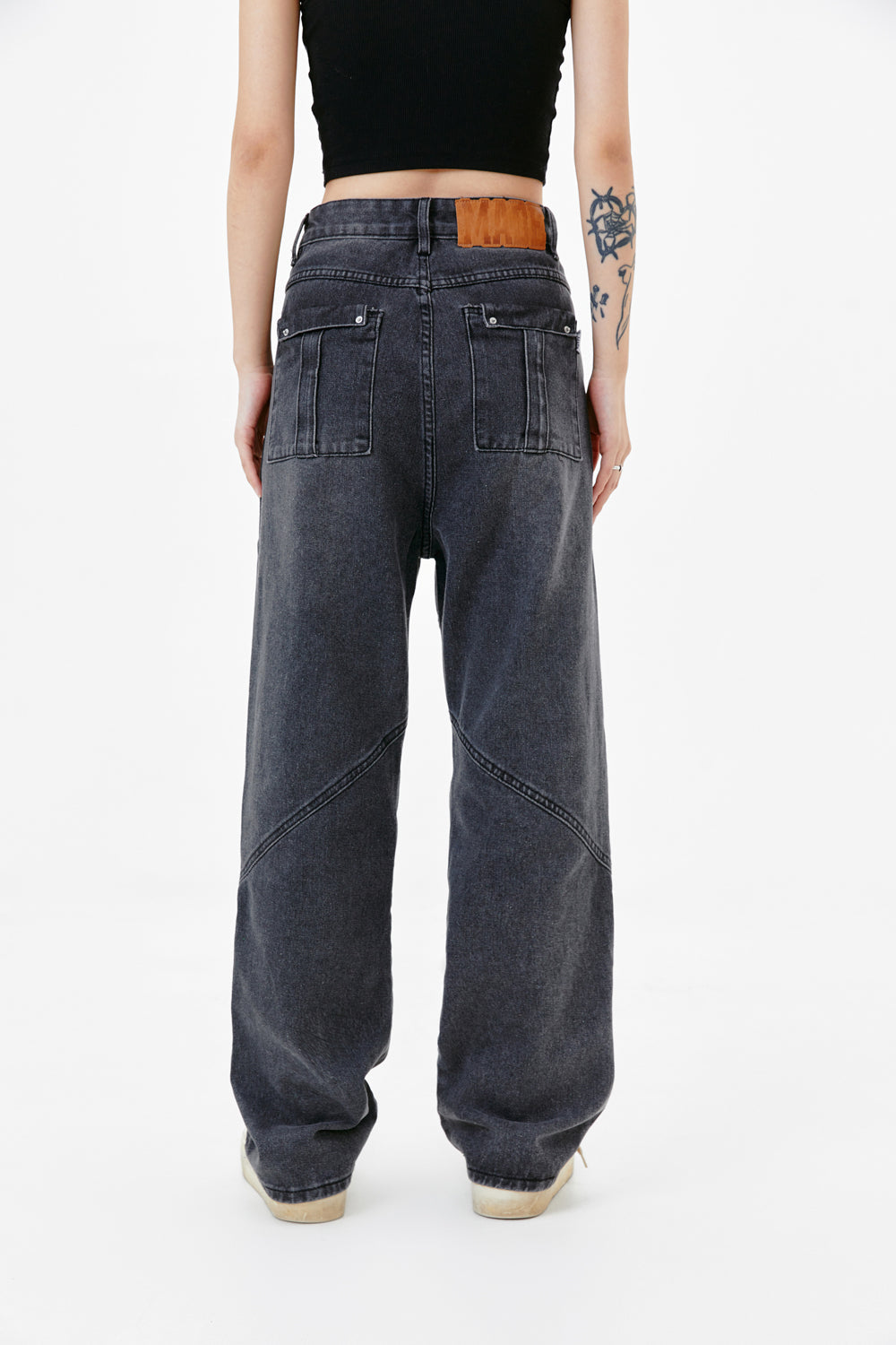 Straight leg jeans