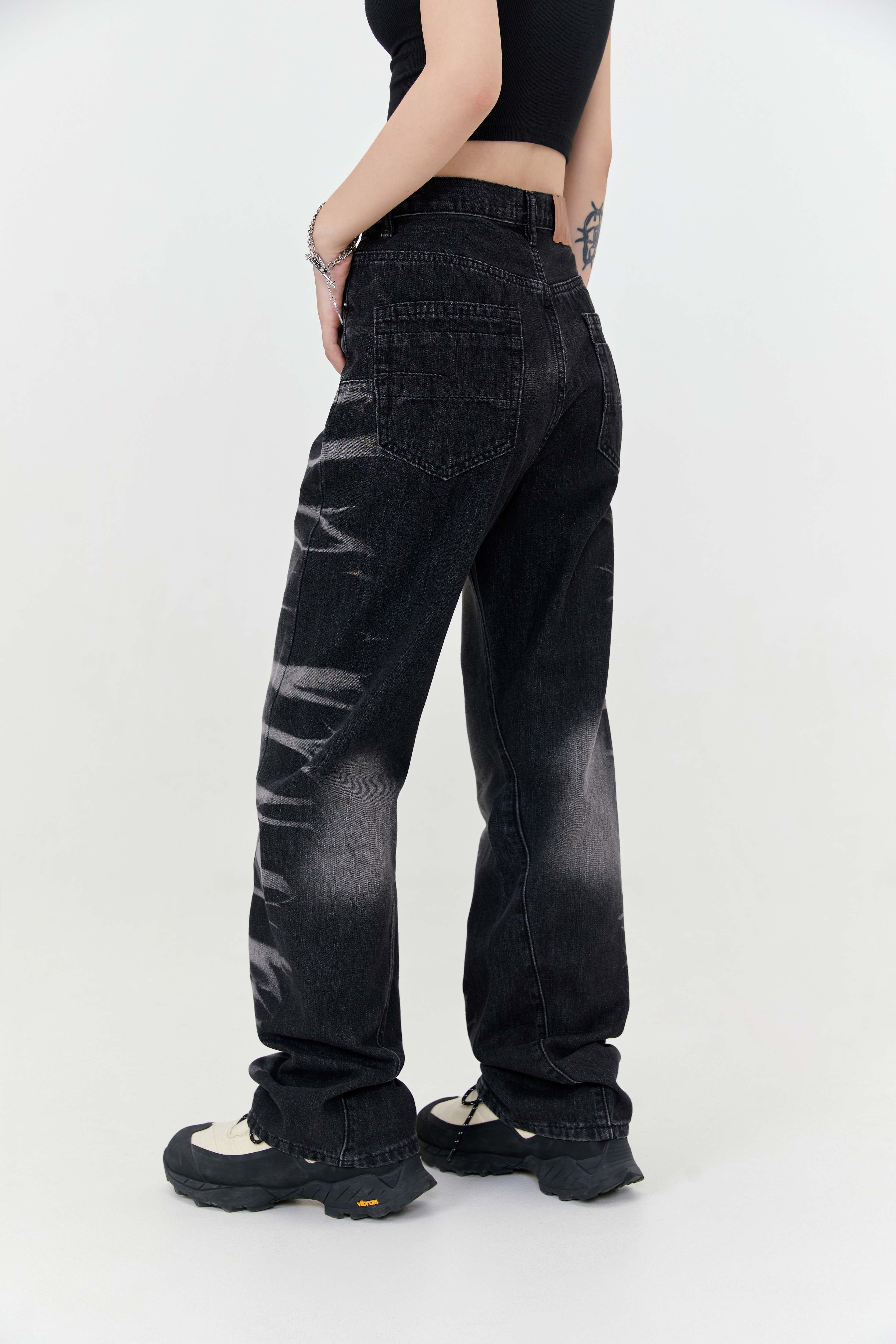 Printwork jeans