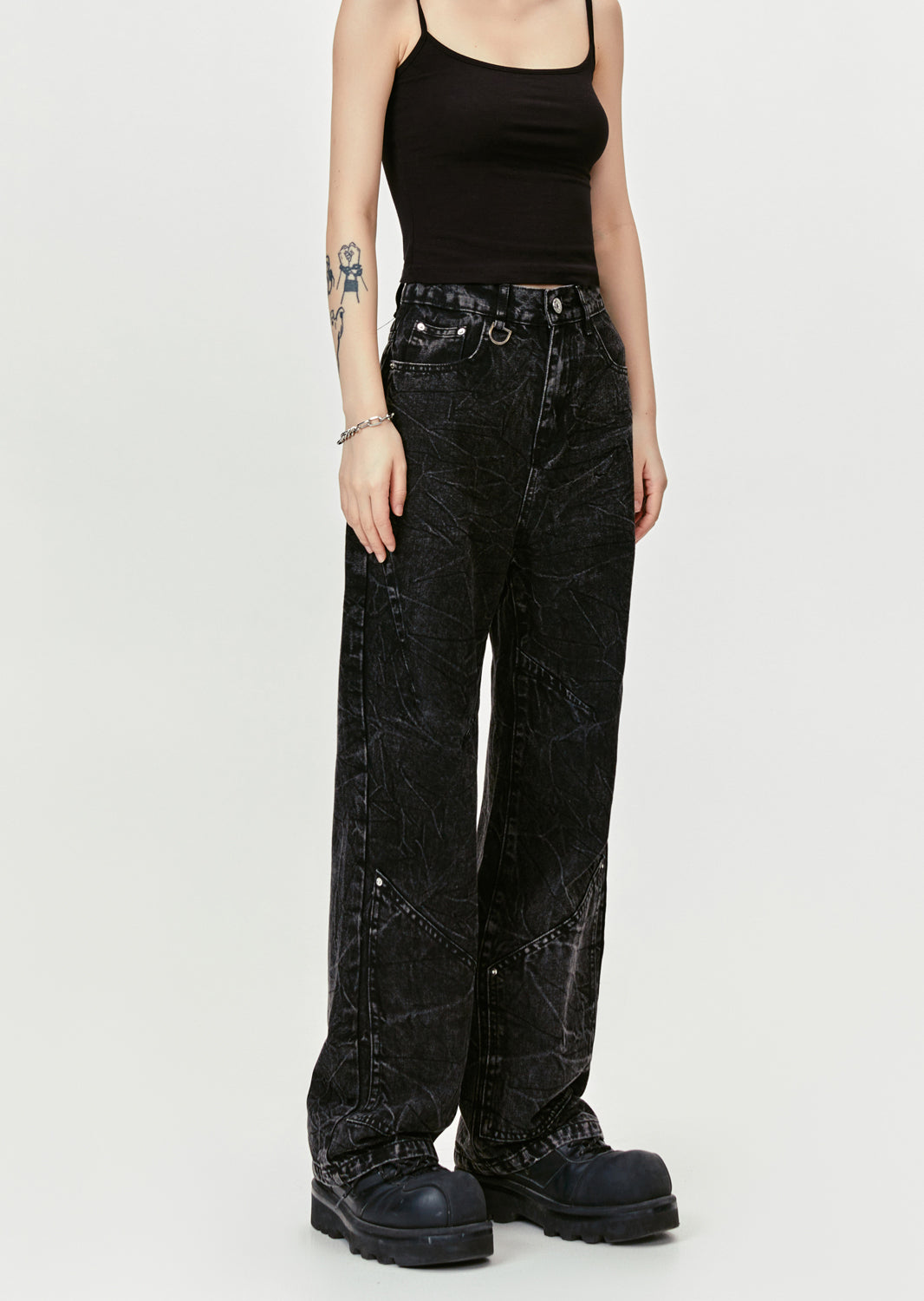 Distress Denim Jeans