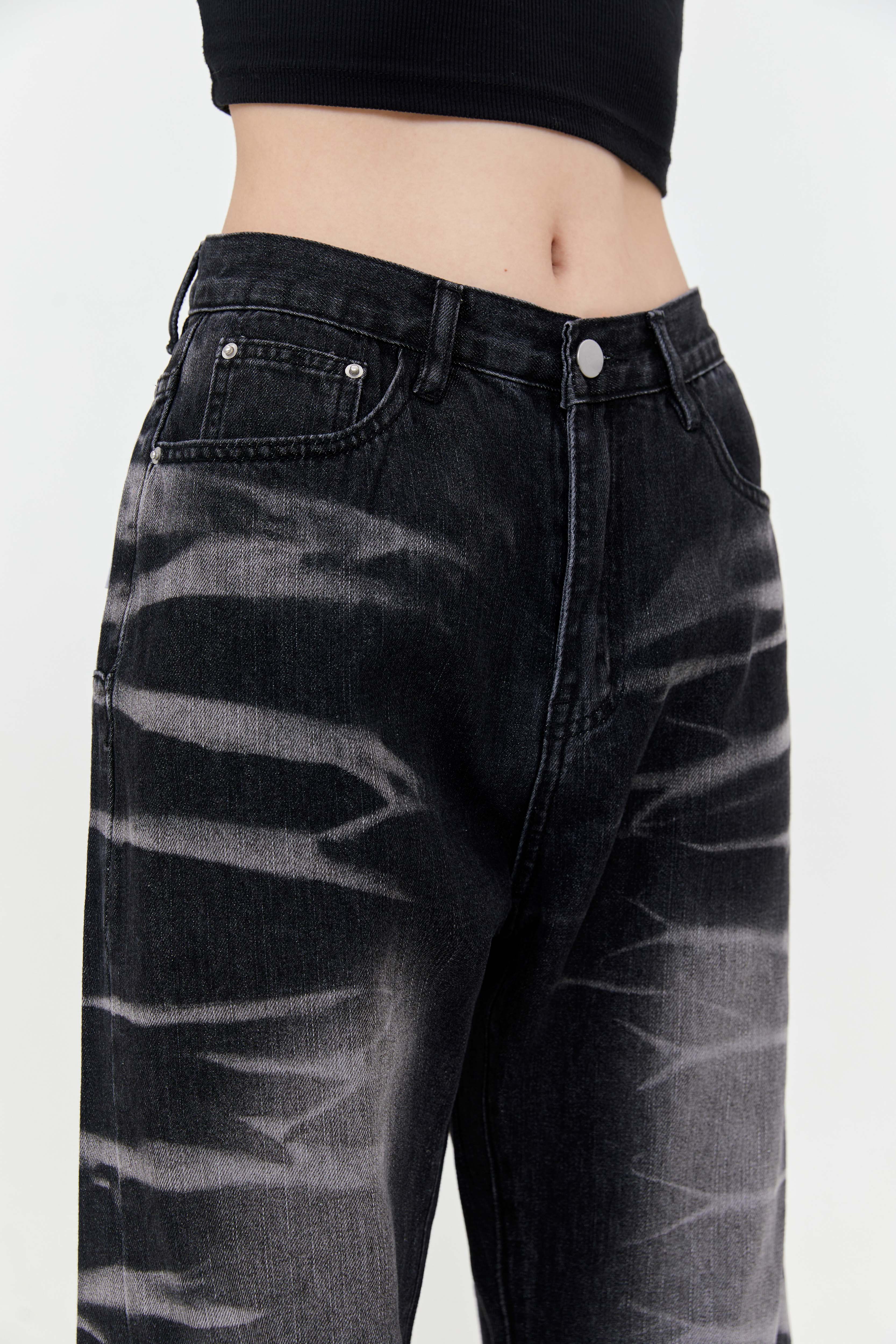 Printwork jeans