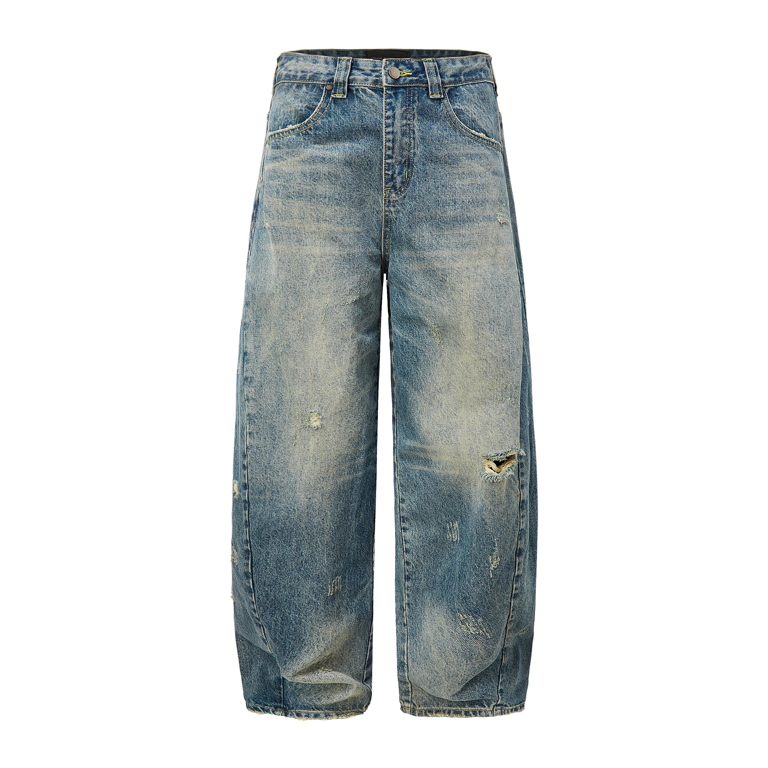 B45 Distressed Straight leg jeans