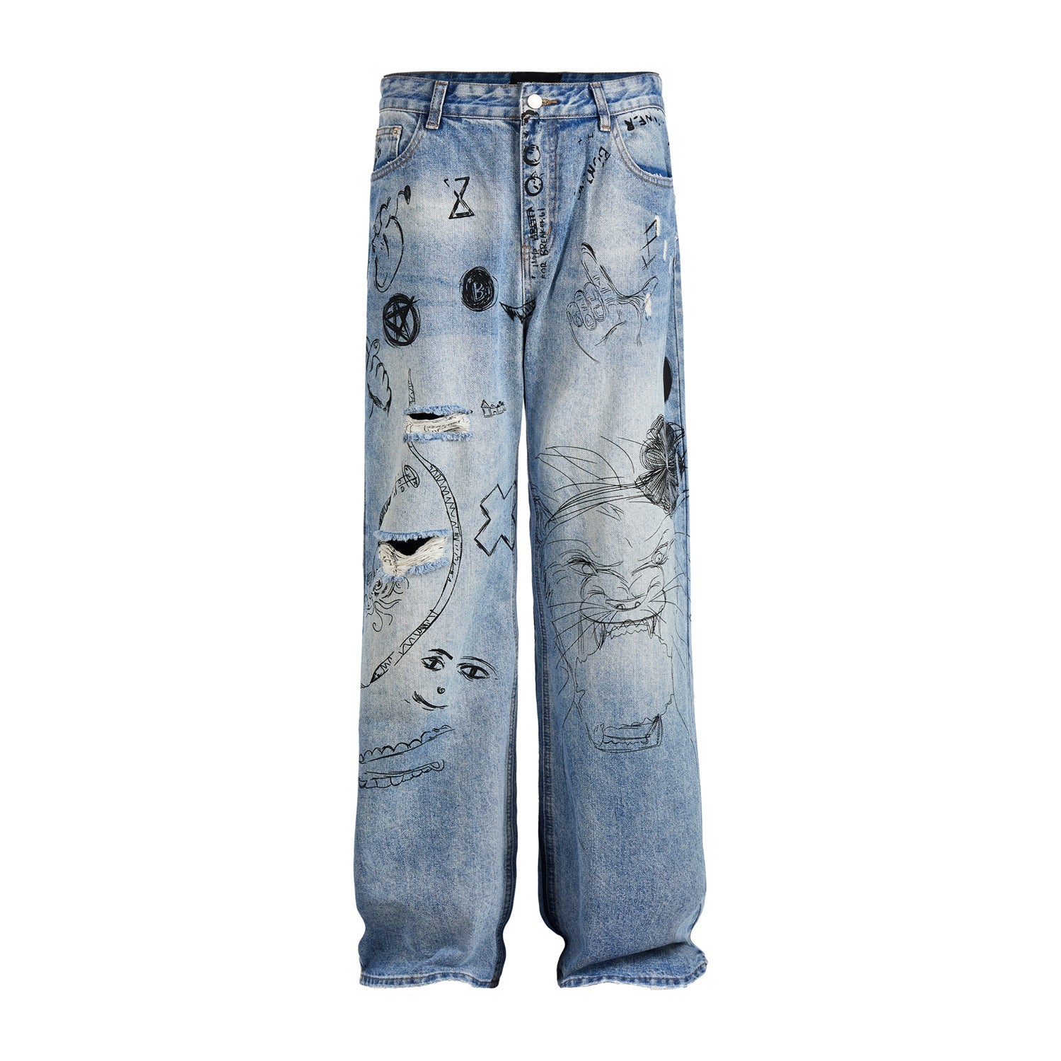 Spliced Blue Jeans