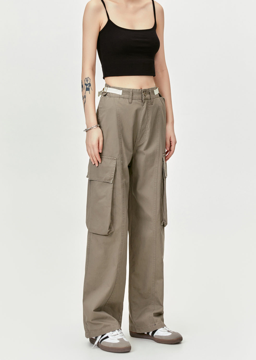 Straight Leg Cargo Pants