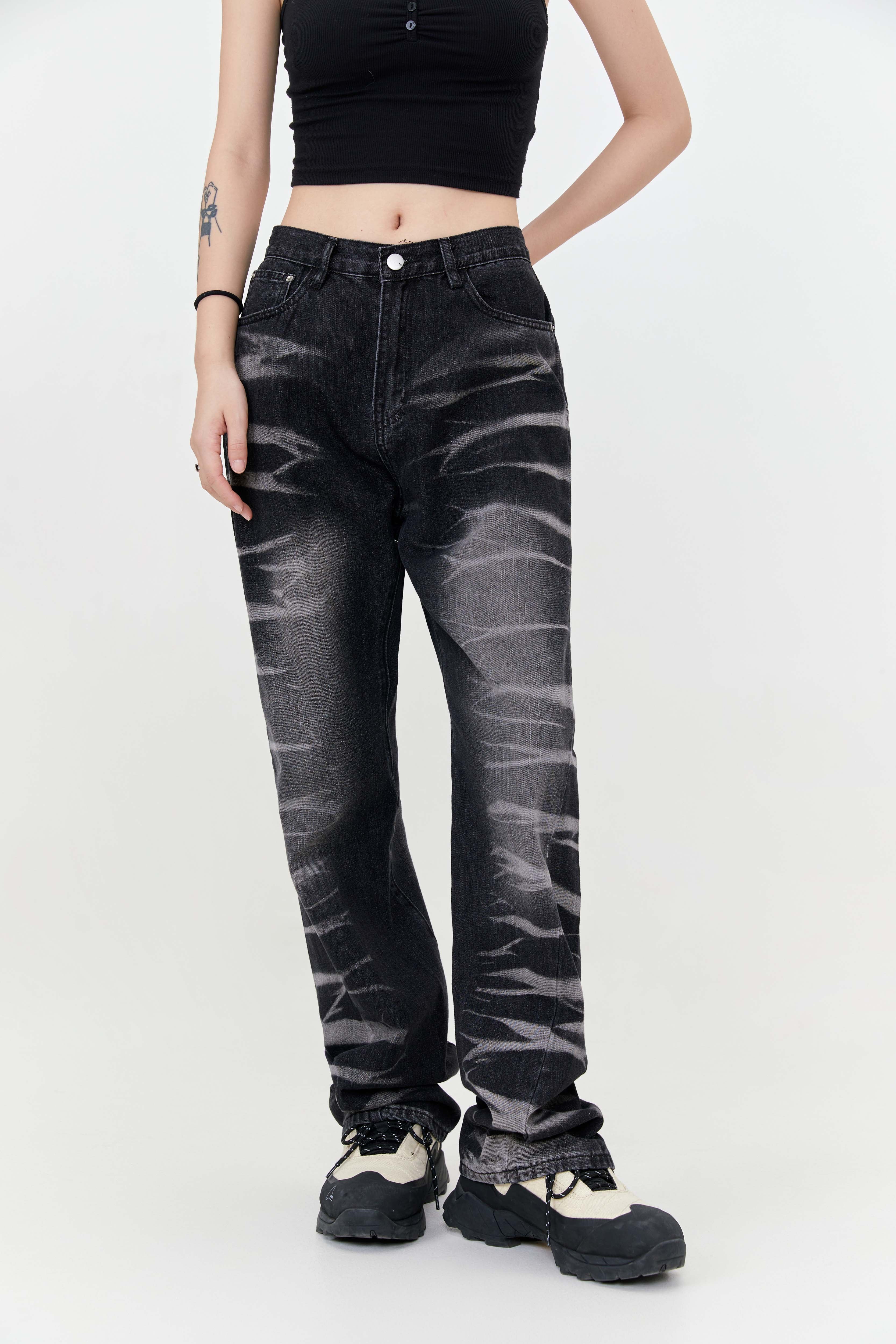 Printwork jeans