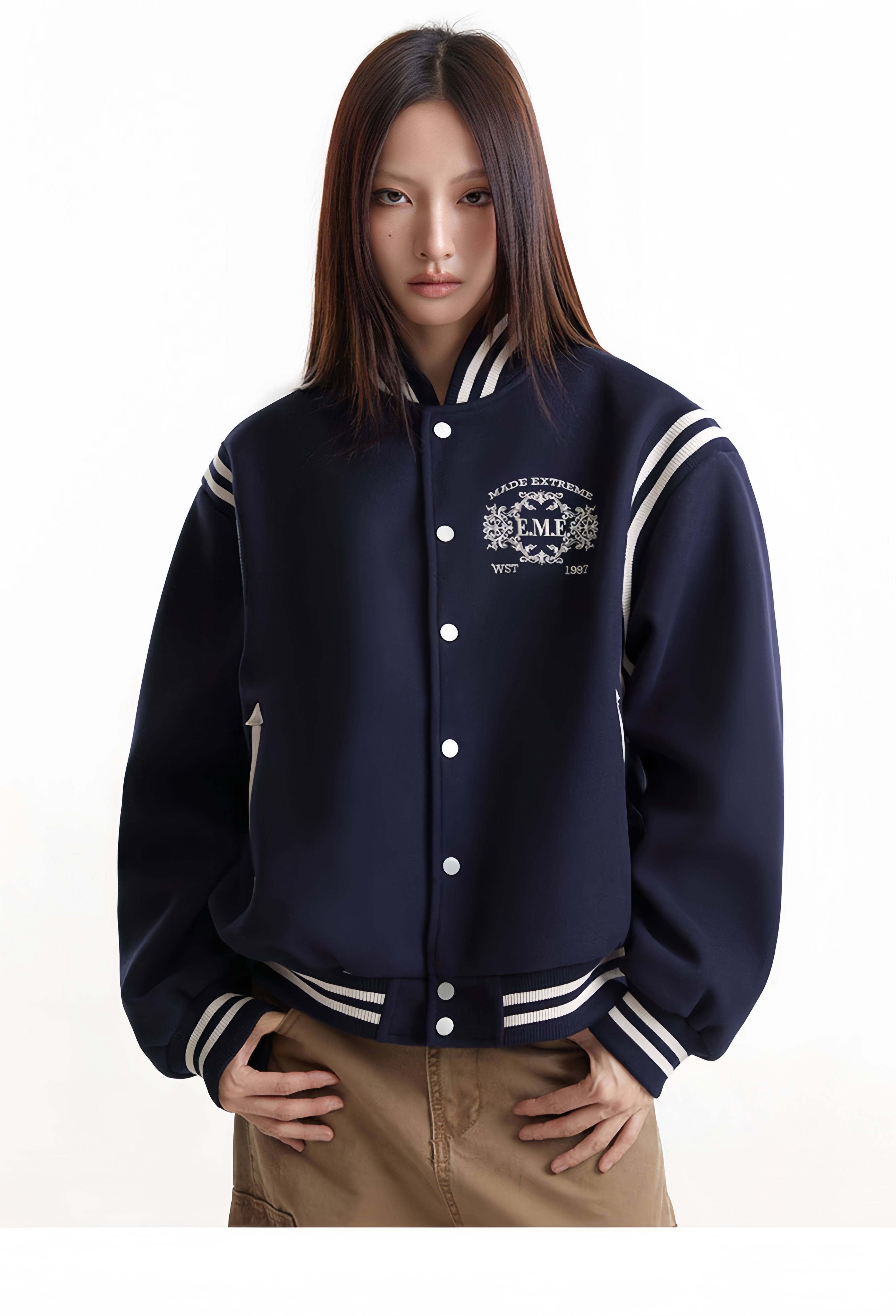 Carnation Varsity Jacket