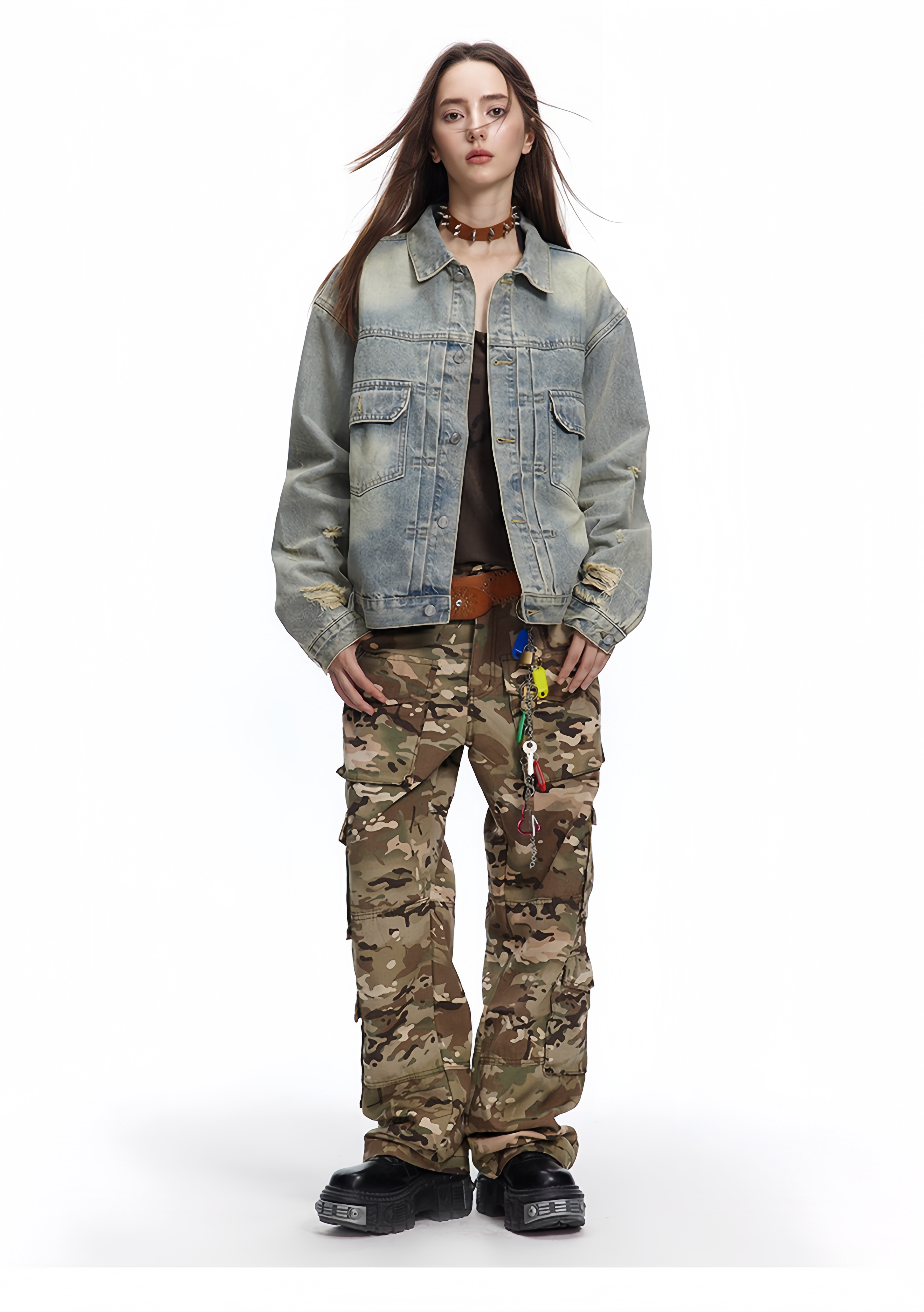 Tread-Water Feeding Denim Jacket