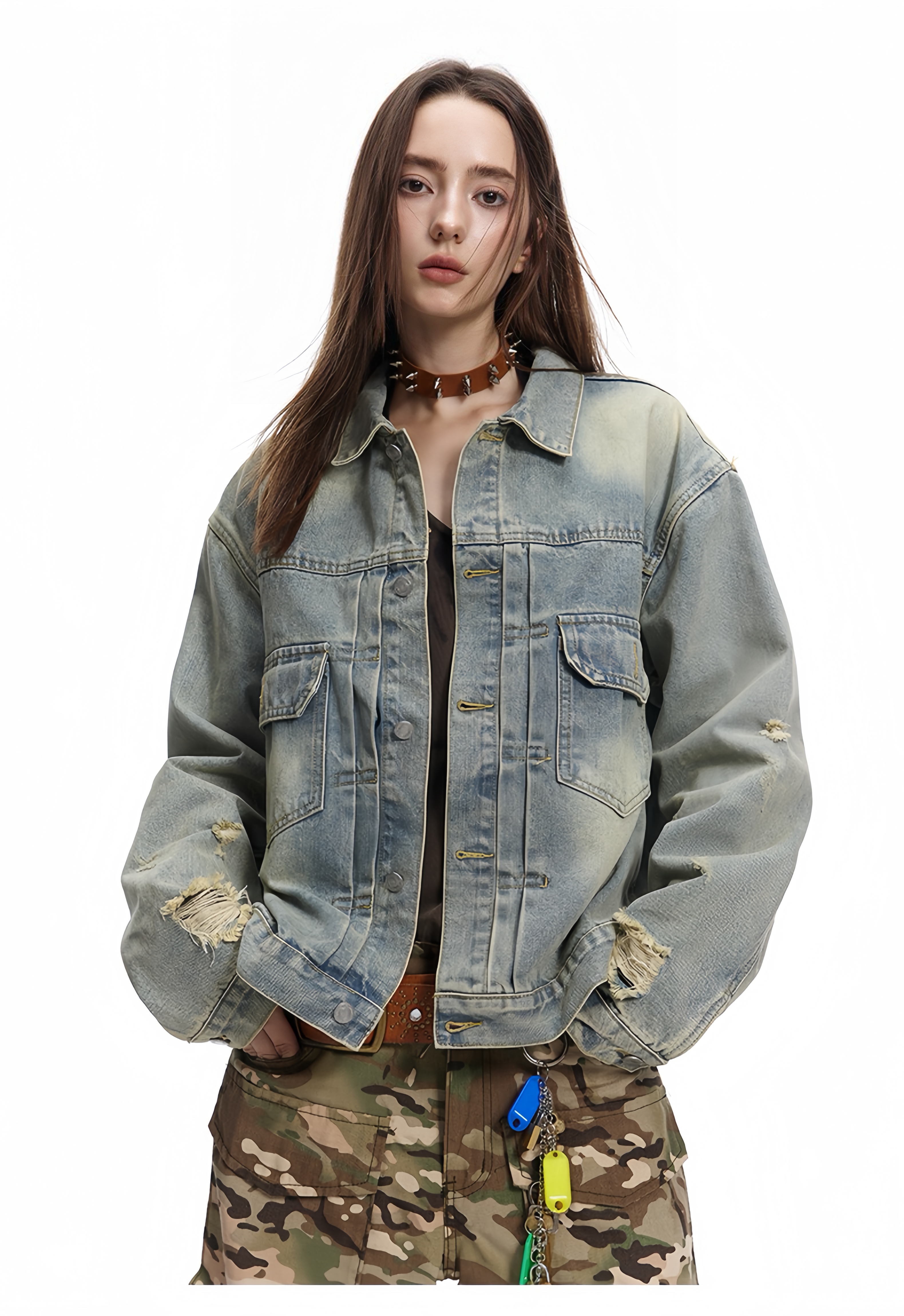 Tread-Water Feeding Denim Jacket