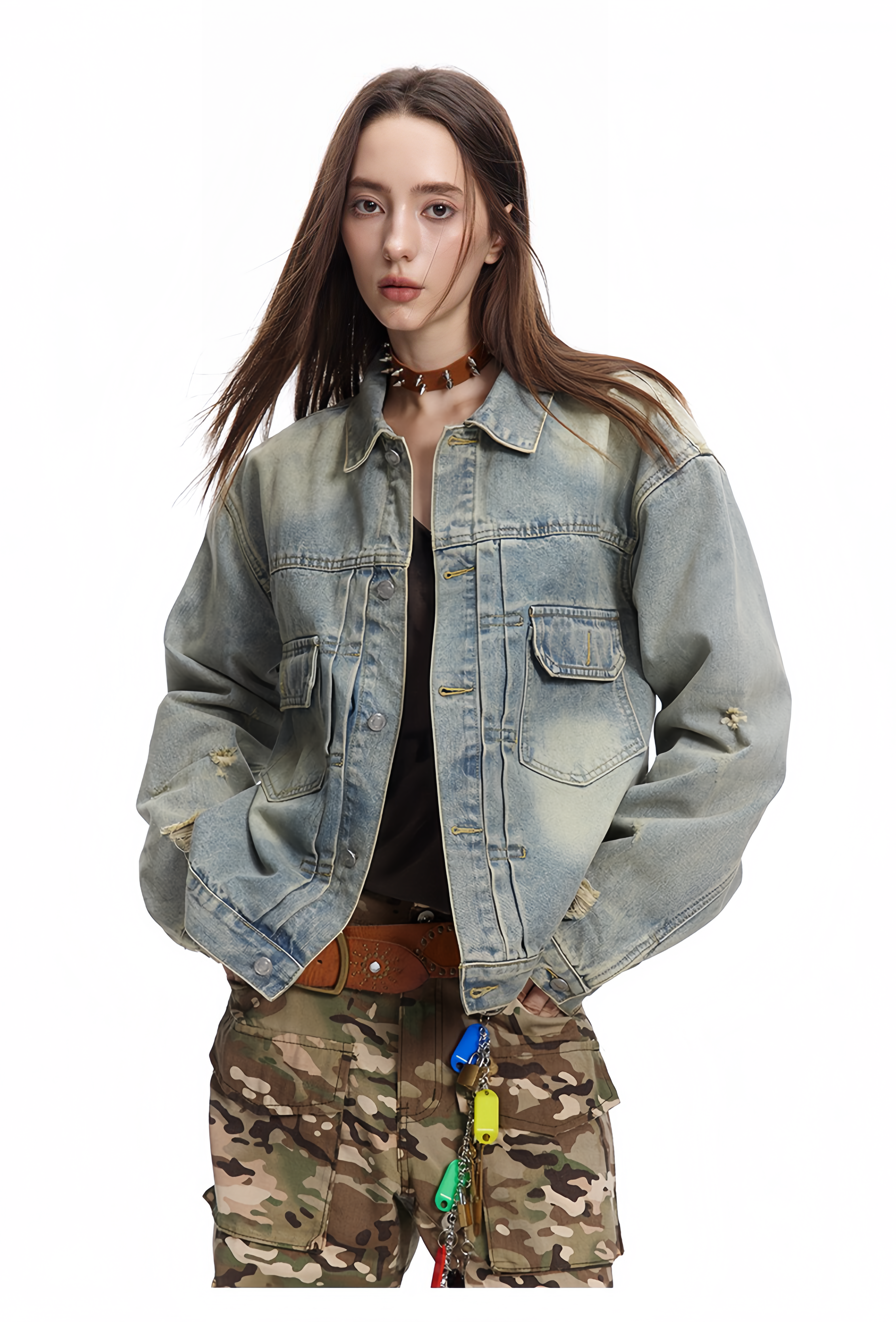 Tread-Water Feeding Denim Jacket