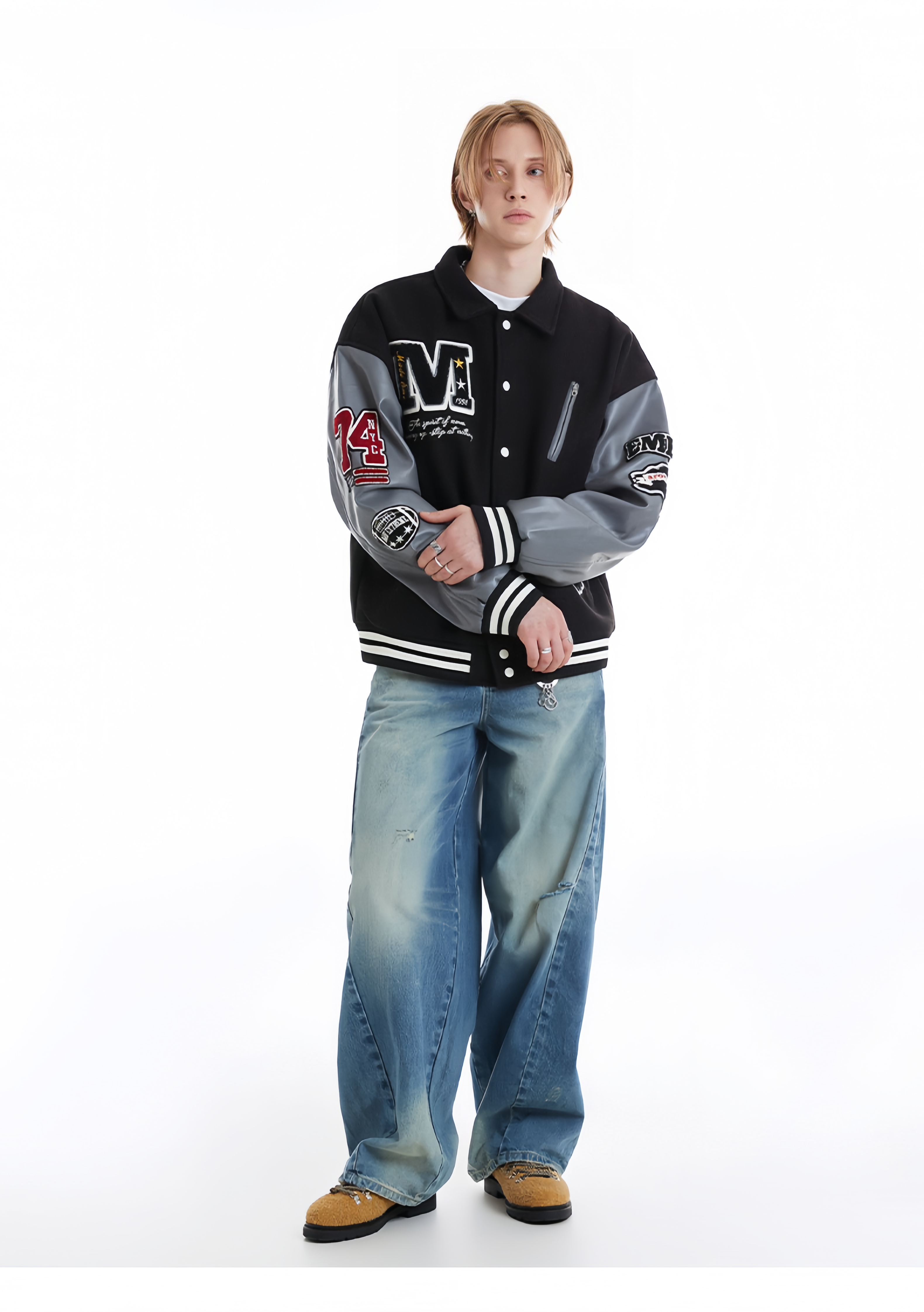 Around The World Varsity Jacket