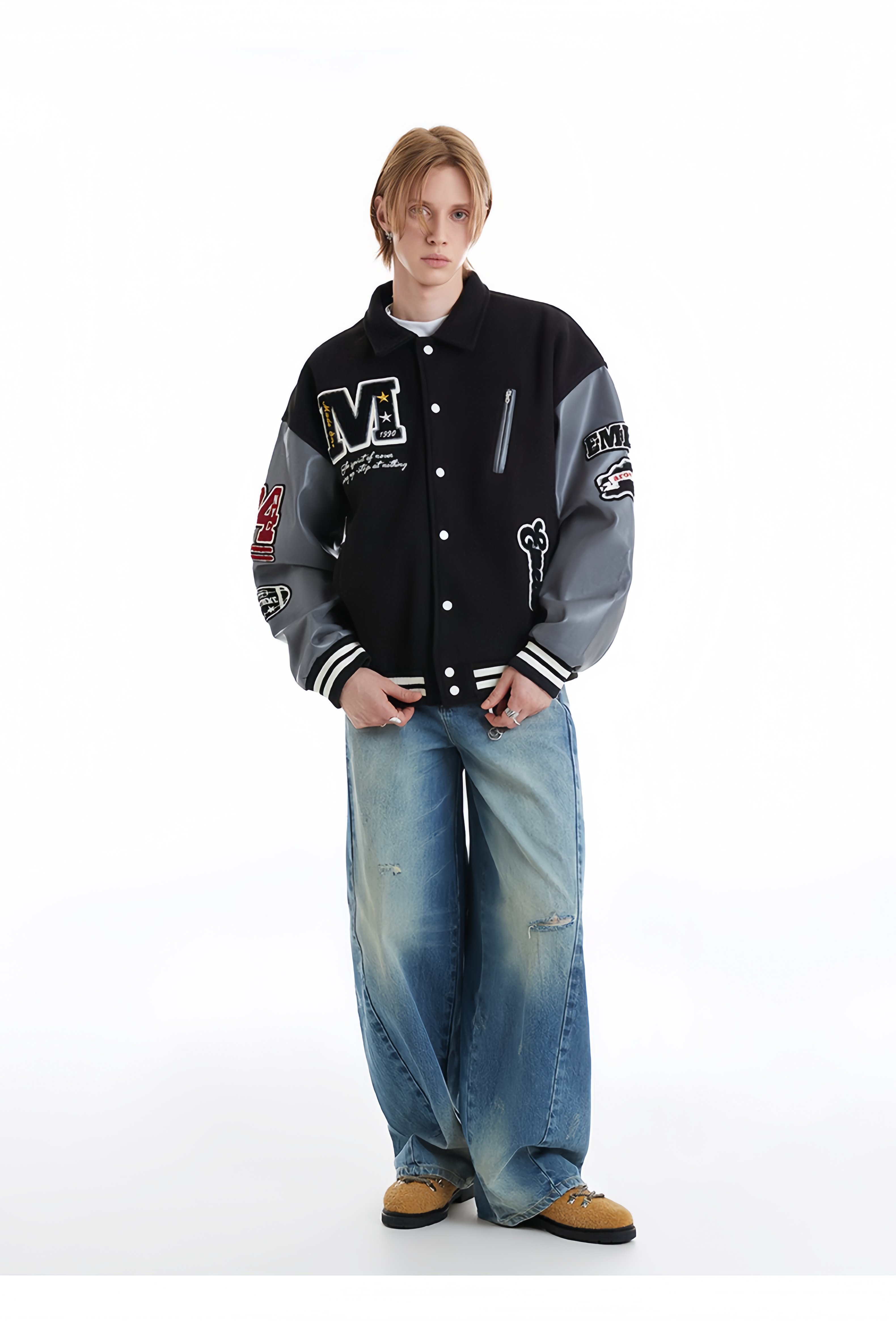 Around The World Varsity Jacket