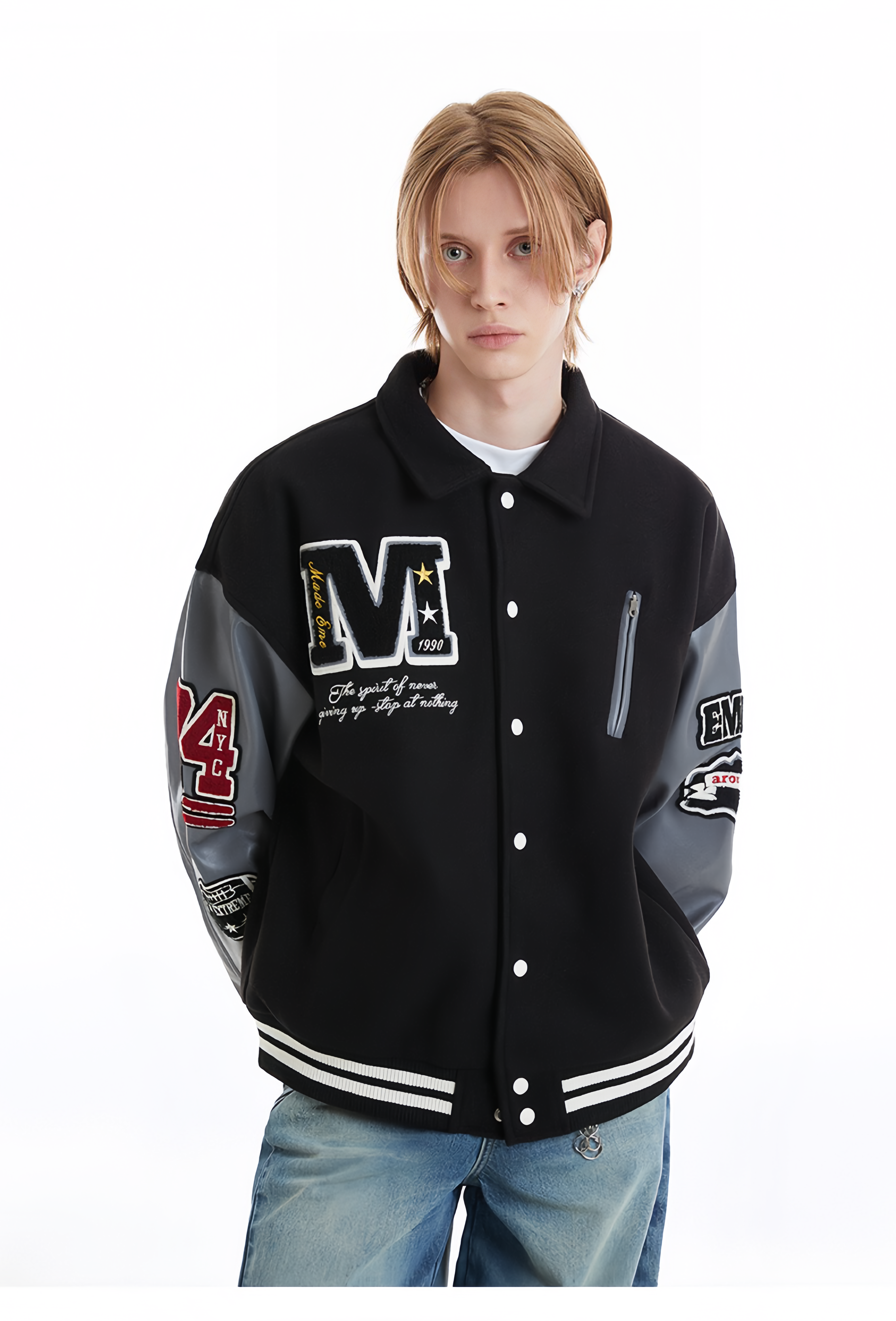 Around The World Varsity Jacket